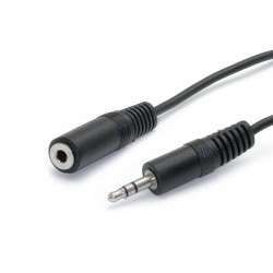 StarTech.com Câble d'extension audio stéréo de 3,5 mm M/F - 1,8 m - Noir - 1