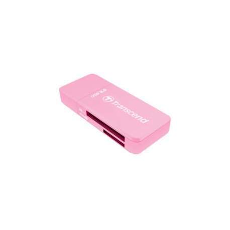 Transcend RDF5 lecteur de carte mémoire Rose USB 3.0 3.1 Gen 1 Type-A - 1