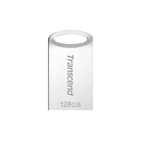 Transcend JetFlash 710 lecteur USB flash 128 Go USB Type-A 3.2 Gen 1 3.1 Gen 1 Argent - 1
