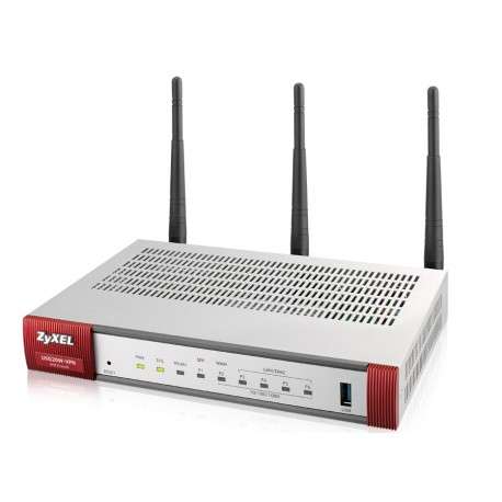 Zyxel USG20W-VPN-EU0101F routeur sans fil Bi-bande 2,4 GHz / 5 GHz Gigabit Ethernet Gris, Rouge - 1