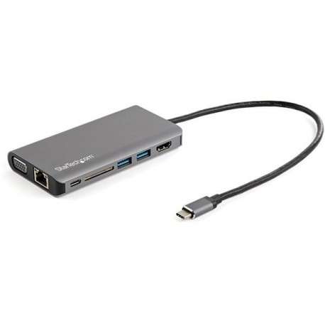 StarTech.com DKT30CHVAUSP station d'accueil Avec fil USB 3.0 3.1 Gen 1 Type-C Noir, Gris - 1