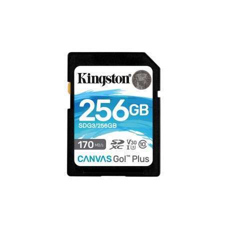 Kingston Technology Canvas Go! Plus mémoire flash 256 Go SD Classe 10 UHS-I - 1