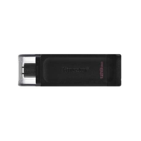 Kingston Technology DataTraveler 70 lecteur USB flash 128 Go USB Type-C 3.2 Gen 1 3.1 Gen 1 Noir - 1