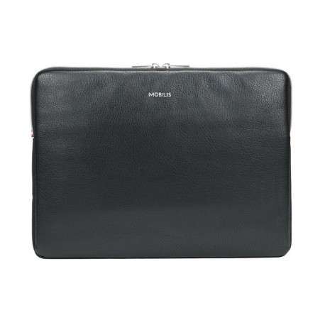 Mobilis PURE SLEEVE sacoche d'ordinateurs portables 35,6 cm 14" Housse Noir, Argent - 1