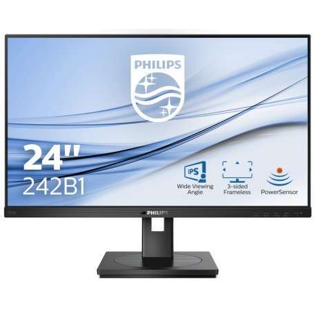 Philips B Line 242B1/00 LED display 60,5 cm 23.8" 1920 x 1080 pixels Full HD Noir - 1
