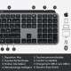 Logitech MX Keys for Mac clavier RF sans fil + Bluetooth AZERTY Français Aluminium, Noir - 10