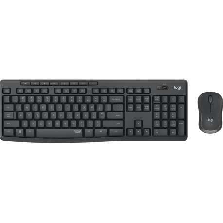 Logitech MK295 Silent Wireless Combo clavier RF sans fil QWERTY Pannordique Noir - 1