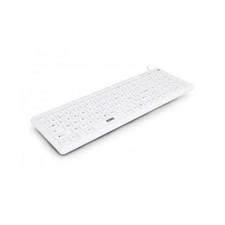 Urban Factory Sanee clavier USB AZERTY Français Blanc - 1