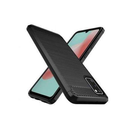 DLH COQUE SILICONE NOIRE POUR SAMSUNG GALAXY A41 SM-A415 - 1
