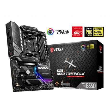 MSI TOMAHAWK Emplacement AM4 ATX AMD B550 - 1