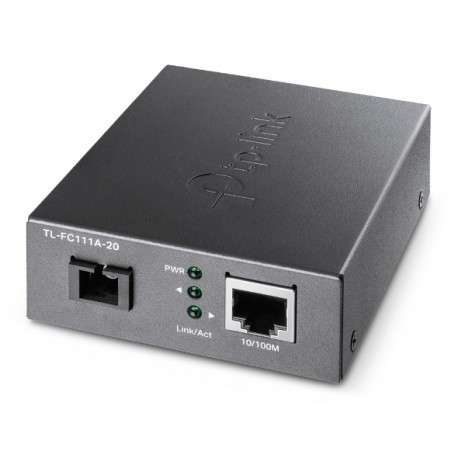 TP-LINK TL-FC111A-20 convertisseur de support réseau 100 Mbit/s Monomode Noir - 1
