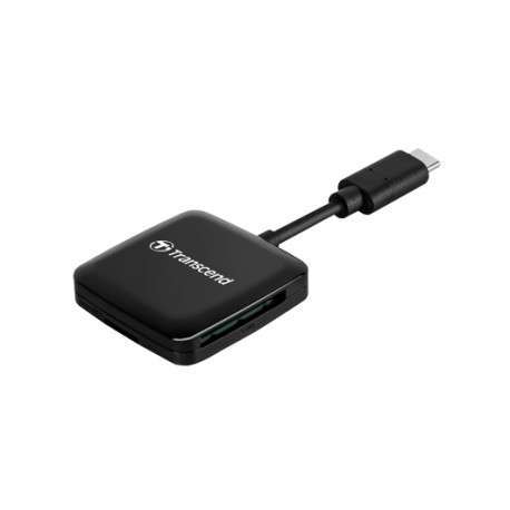 Transcend RDC3 lecteur de carte mémoire Noir USB 3.2 Gen 1 3.1 Gen 1 Type-C - 1