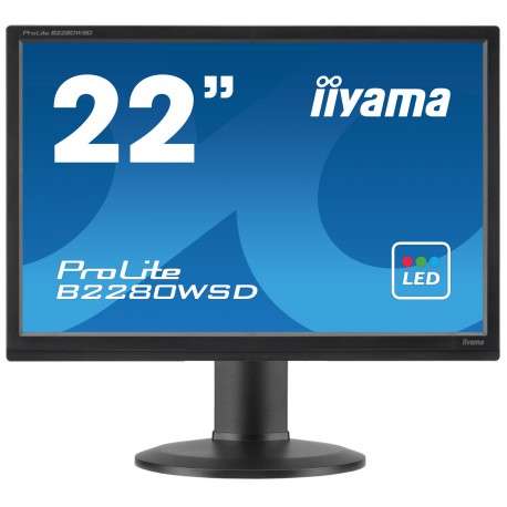 iiyama ProLite B2280WSD-B1 22" Not supported TN+Film Noir écran plat de PC - 1