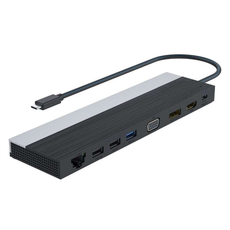 Dlh station d'accueil usb-c 4k triple affichage - pour Ordinateurs  portables - Ordinateurs