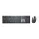 DELL KM7321W clavier RF sans fil + Bluetooth AZERTY Français Gris, Titane - 1