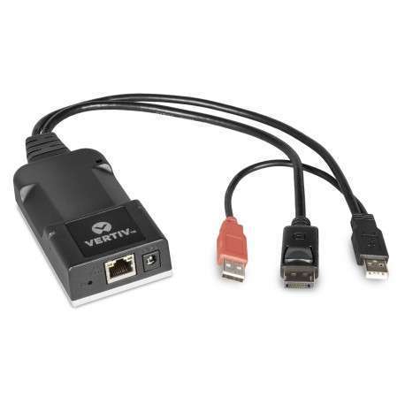 Vertiv Avocent HMXTX DP, USB 2.0, AUDIO, ZERO U extension KVM Transmetteur - 1