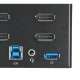 StarTech.com Switch KVM 2 Ports Quadruple Écran DisplayPort - 4K 60Hz UHD HDR - Concentrateur KVM 4K DP 1.2 avec 2 Ports - 7