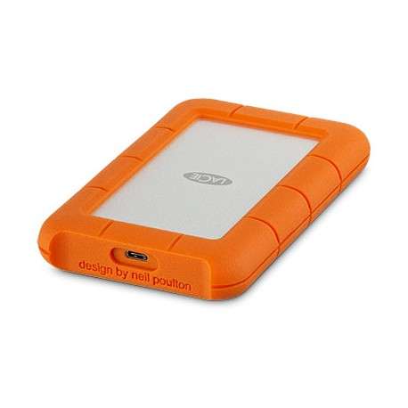 LaCie Rugged USB-C 4TB USB Type-C 3.1 3.1 Gen 2 4000Go Argent - 1