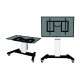 Newstar PLASMA-M2500TSILVER 100" Portable flat panel floor stand Argent socle d'écrans plats - 2