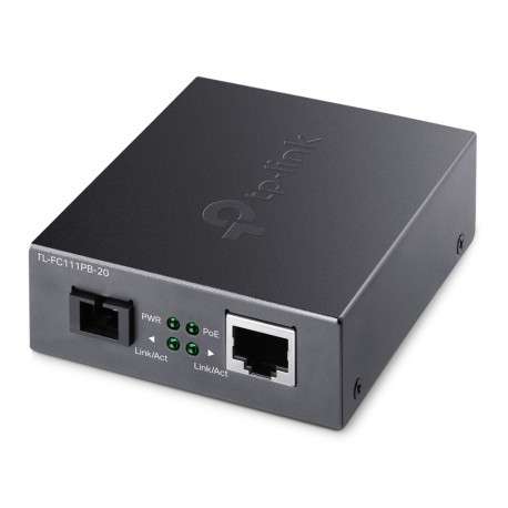 TP-LINK TL-FC111PB-20 convertisseur de support réseau 100 Mbit/s Noir - 1