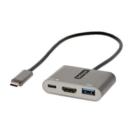 StarTech.com CDP2HDUACP2 station d'accueil Avec fil USB 3.2 Gen 1 3.1 Gen 1 Type-C Gris - 1