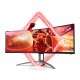 AOC AG493UCX2 écran plat de PC 124,5 cm 49" 5120 x 1440 pixels Quad HD LED Noir, Rouge - 2