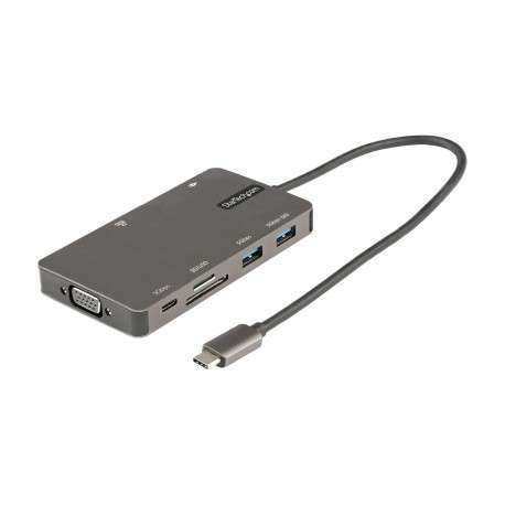 StarTech.com Adaptateur Multiport USB-C - Dock de voyage HDMI 4K 30Hz ou VGA - Hub USB 3.0 5Gbps Ports USB A / USB C - - 1