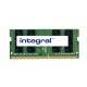Integral 16GB LAPTOP RAM MODULE DDR4 3200MHZ PC4-25600 UNBUFFERED NON-ECC 1.2V 2GX8 CL22 module de mémoire 16 Go 1 x 16  - 1