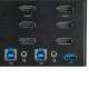 StarTech.com Commutateur KVM DisplayPort 2 Ports pour 3 Moniteurs - 4K 60Hz UHD HDR - KVM de Bureau DP 1.2 avec Hub USB  - 8