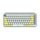 Logitech Pop Keys clavier RF sans fil + Bluetooth QWERTY US International Couleur menthe, Violet, Blanc, Jaune - 1