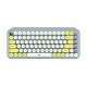 Logitech Pop Keys clavier RF sans fil + Bluetooth QWERTY US International Couleur menthe, Violet, Blanc, Jaune - 1