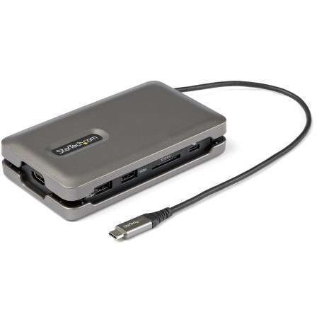 StarTech.com "Adaptateur Multiport USB-C 6 en 1 - USB Type-C vers 4K 60Hz HDMI 2.0 - 100W Power Delivery Pass-trough - S - 1