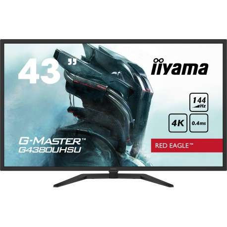 iiyama G-MASTER G4380UHSU-B1 écran plat de PC 108 cm 42.5" 3840 x 2160 pixels 4K Ultra HD LED Noir - 1