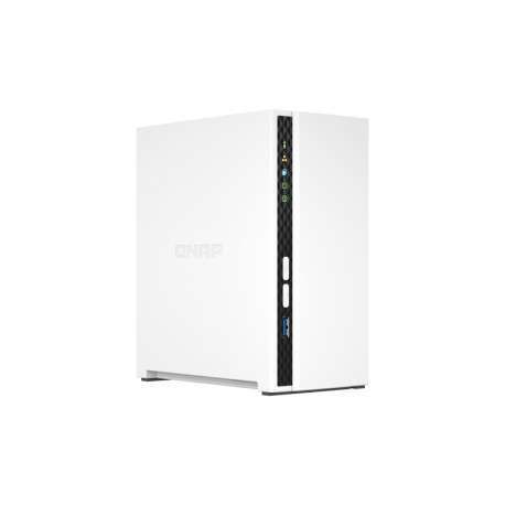 QNAP TS-233 serveur barebone Mini Tower Blanc - 1