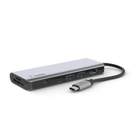 Belkin AVC009btSGY USB 3.2 Gen 1 3.1 Gen 1 Type-C 5000 Mbit/s Argent - 1