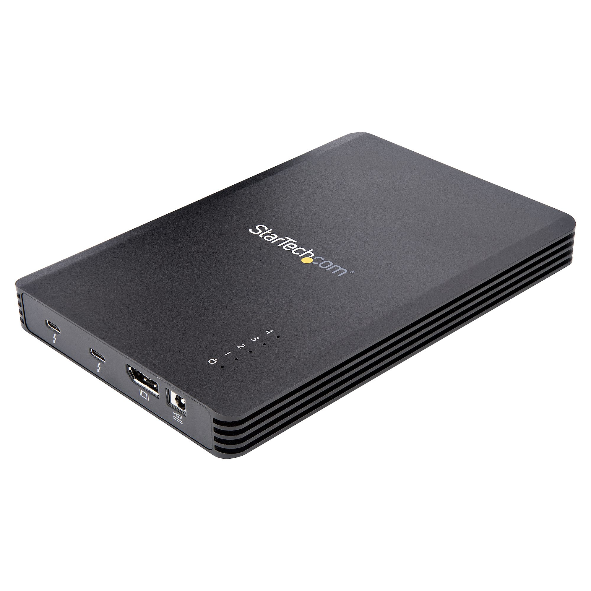 Startech.com boîtier ssd m.2 nvme thunderbolt 3 à 4 baies - boîtier disque  dur externe 1 displayport vidéo et 2 ports tb3 - pour Recherche