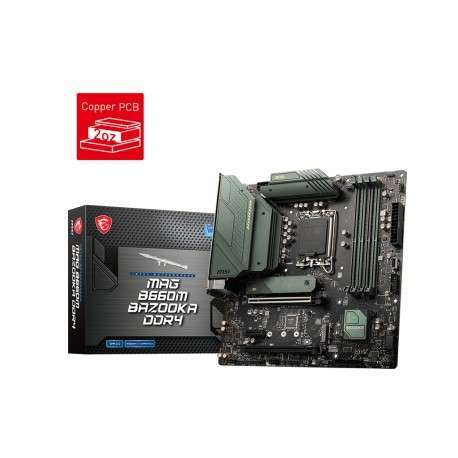 MSI MAG B660M BAZOOKA DDR4 carte mère Intel B660 LGA 1700 micro ATX - 1