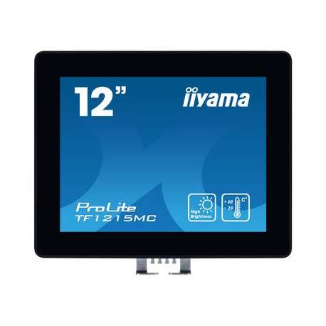 iiyama ProLite TF1215MC-B1 écran plat de PC 30,7 cm 12.1" 1024 x 768 pixels LCD Écran tactile Noir - 1