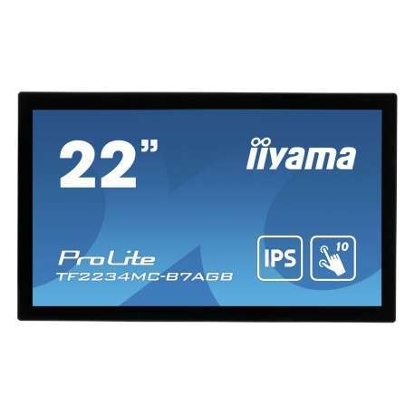 iiyama ProLite TF2234MC-B7AGB écran plat de PC 54,6 cm 21.5" 1920 x 1080 pixels Full HD LED Écran tactile Multi-utilis - 1