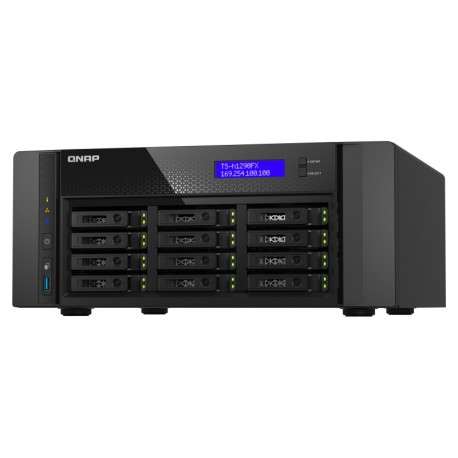 QNAP TS-h1290FX NAS Tower Ethernet/LAN Noir 7232P - 1