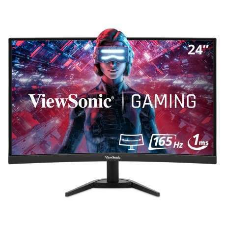 Viewsonic VX Series VX2468-PC-MHD LED display 61 cm 24" 1920 x 1080 pixels Full HD Noir - 1