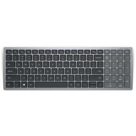 DELL KB740 clavier RF sans fil + Bluetooth AZERTY Français Gris, Noir - 1