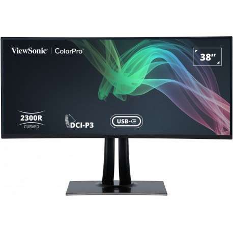 Viewsonic VP3881A écran plat de PC 96,5 cm 38" 3840 x 1600 pixels Quad HD+ LED Noir - 1