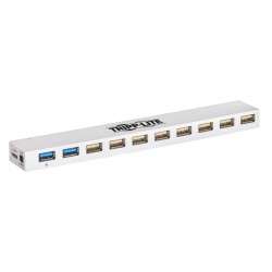 Tripp Lite U360-010C-2X3 hub & concentrateur USB 3.2 Gen 1 3.1 Gen 1 Micro-B 5000 Mbit/s Blanc - 1