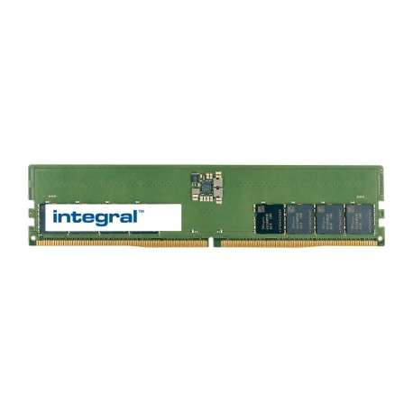 Integral 16GB PC RAM MODULE DDR5 4800MHZ PC5-38400 UNBUFFERED NON-ECC 1.1V 2GX8 CL40 module de mémoire 16 Go 1 x 16 Go - 1