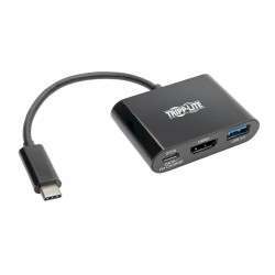 Tripp Lite U444-06N-H4UB-C câble vidéo et adaptateur 0,1524 m USB Type-C USB Type-C + USB Type-A + HDMI Noir - 1