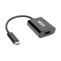 Tripp Lite U444-06N-HDB-AM câble vidéo et adaptateur 0,15 m HDMI Type A Standard USB Type-C Noir - 1