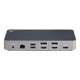 StarTech.com Station d'Accueil Triple Moniteur USB-C - Dock Triple HDMI/DP 4k USB-C - Hub USB 5x - GbE - 100W PD - Docki - 4