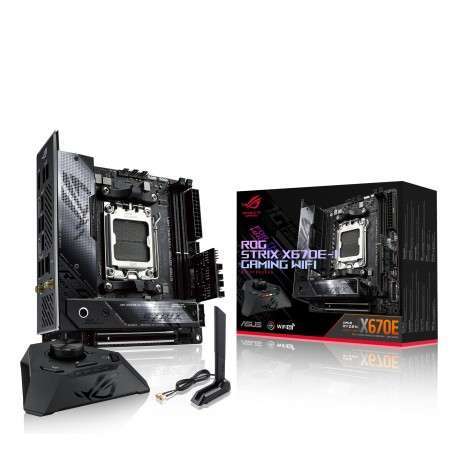 ASUS ROG STRIX X670E-I GAMING WIFI AMD X670 Emplacement AM5 mini ITX - 1