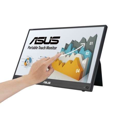 ASUS ZenScreen MB16AHT écran plat de PC 39,6 cm 15.6" 1920 x 1080 pixels Full HD Écran tactile Noir - 1